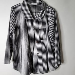Vitamin Plaid Button Down Size L